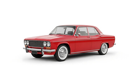 Obraz premium red vintage car