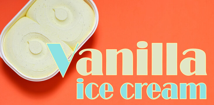 Vanilla ice cream, zenith view.