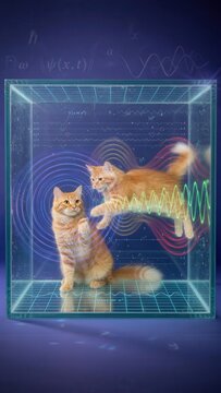 Schr&Atilde;&para;dinger's Cat in a Quantum Box, Illustrating Superposition and Wave Functions