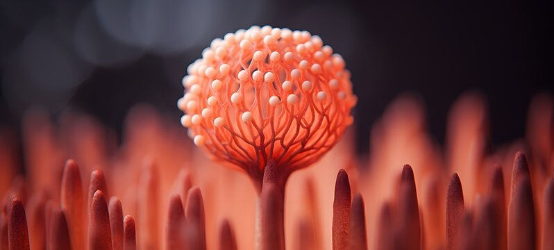 rafflesia arnoldii shaped matchstick carving,generative AI