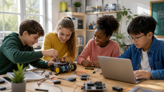 Student Creating Stem Stem Teenagers Images – Browse 17,830 Stock Photos, Vectors, and Video ...