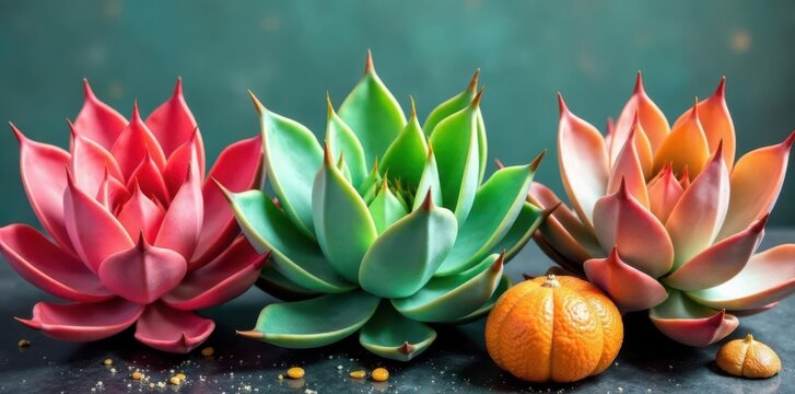Various agave varieties, clean background, precise clipping path, image, sharp