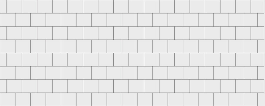 white brick wall texture, seamless cladding pattern for interior decoration