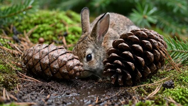 pine cone on the ground