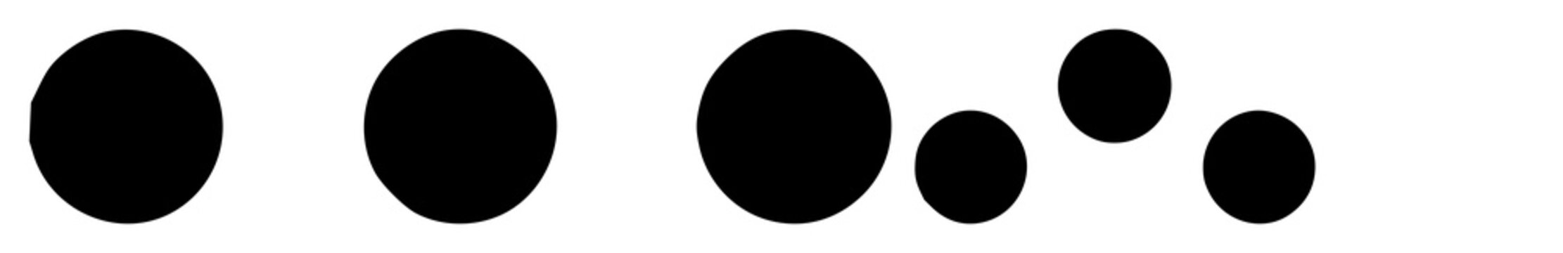 Icons set with simple solid black design on white background featuring three dots more icon, application UI, navigation with minimalism and clarity