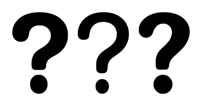 Question mark help icon set with solid black design on white background featuring help, support, query with user assistance and knowledge