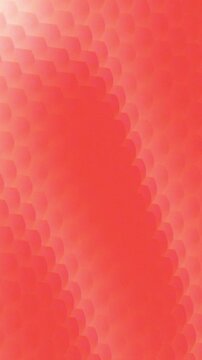Vertical gradient of overlapping red circular shapes creates a scale like texture representing resilience and natural armor in a professional abstract style