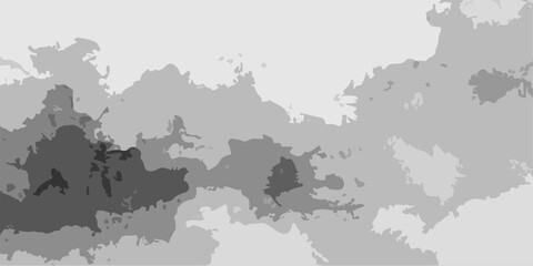 Detailed vector illustration of an abstract grunge background featuring a world map design with a stylized continent outline of Europe and China for an atlas travel concept © alllluuuu