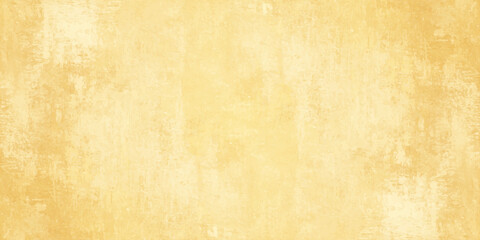 Naklejka premium Yellow grunge texture background with distressed weathered effect and vintage paper parchment style for design projects