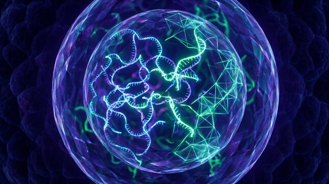 Glowing bacteria colony under ultraviolet light in petri dish