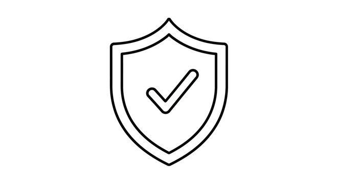 Shield icon with checkmark symbol.
