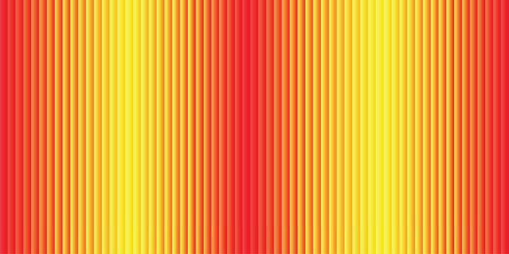 Vibrant orange and yellow vertical stripes background, abstract geometric line pattern vector, warm gradient pinstripe texture for web design