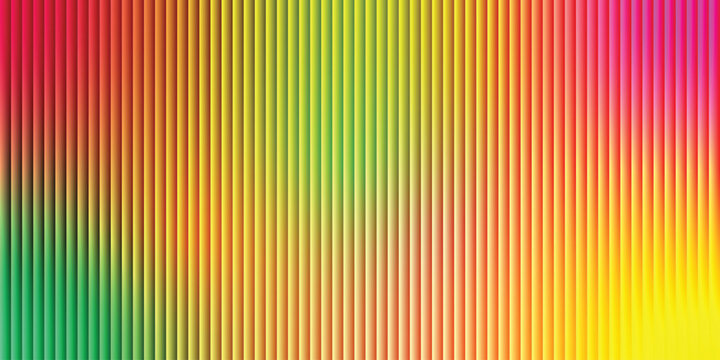 Vibrant rainbow gradient background with vertical stripes, colorful linear pattern vector, abstract multicolored parallel lines for modern graphic design