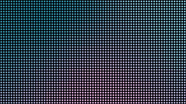 Pixel Dot Matrix Gradient Texture Cyan Pink Lilac Pastel 4K