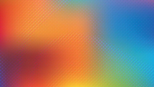 Abstract Vibrant Rainbow Gradient Embossed Dot Pattern Background