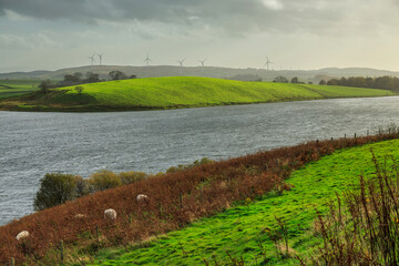 Fototapeta premium Beautiful autumn landscape of England. United Kingdom