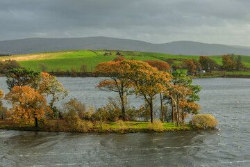 Fototapeta premium Beautiful autumn landscape of England. United Kingdom