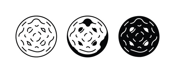 Planet Icons, Celestial Orbits, Cosmic Spheres, Space Exploration Vector Set © Jewel