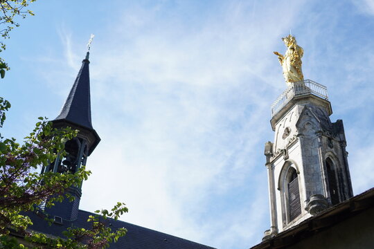  the top of Notre-Dame de Myans in Savoie, France