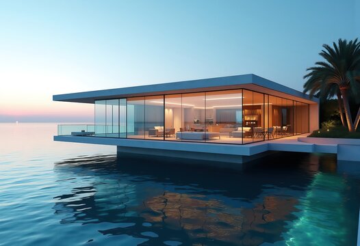 Luxury Yacht Marina Clubhouse Stunning Waterside Retreat Glass Innovations Scenic Design