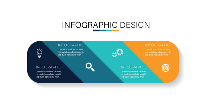Steps business data visualization timeline process infographic template design. Can be used for steps, options, business process, workflow, diagram, flowchart, timeline, marketing. 