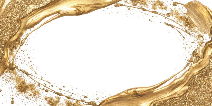 Creamy peanut butter spread in a round frame with smooth texture and swirl patterns on a flat surface