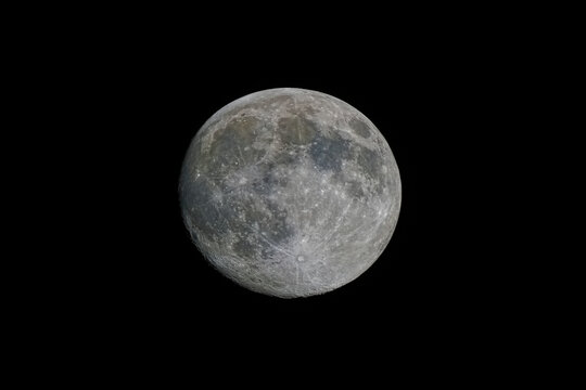 207 Frame Composite Image of the Moon at 98% Phase, December 3 2025