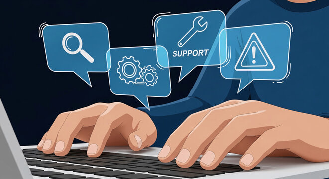 Support technique et assistance num&eacute;rique