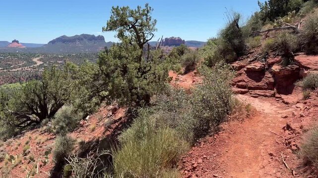 Hiking trail in Sedona, Arizona