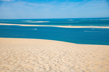 Obraz premium Pristine Landscapes of Dune du Pilat and Banc d'Arguin, France