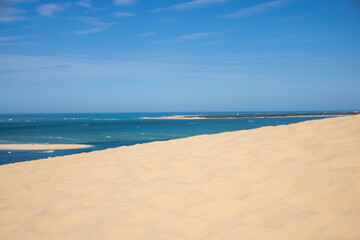 Fototapeta premium Pristine Landscapes of Dune du Pilat and Banc d'Arguin, France