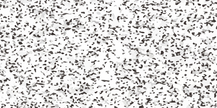 Abstract black and white grainy texture background with organic hand drawn ink splatters. A high-contrast, monochrome abstract pattern, organic grainy textures and stippled ink effects