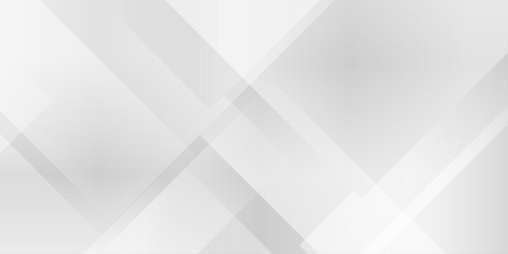 Abstract geometric background with overlapping light gray and white diagonal rectangles and subtle gradients. Corporate presentations, high-tech website headers, contemporary graphic design projects