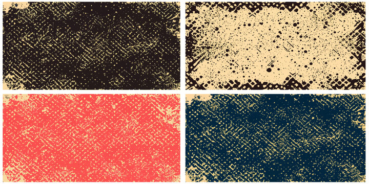 A seamless black leather texture background featuring a geometric metallic grid pattern and a grunge steel mesh design for a textured dark surface backdrop