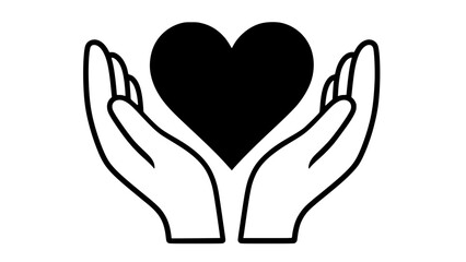 Obraz premium hands holding heart for health care love charity protection support wellness and medical insurance concept