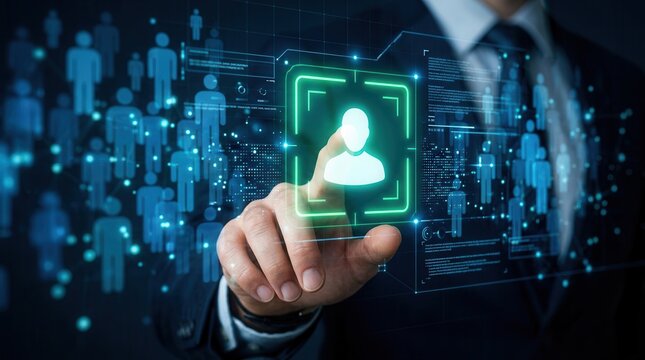 Marketing automation system showing targeting and personalization of customer communication.