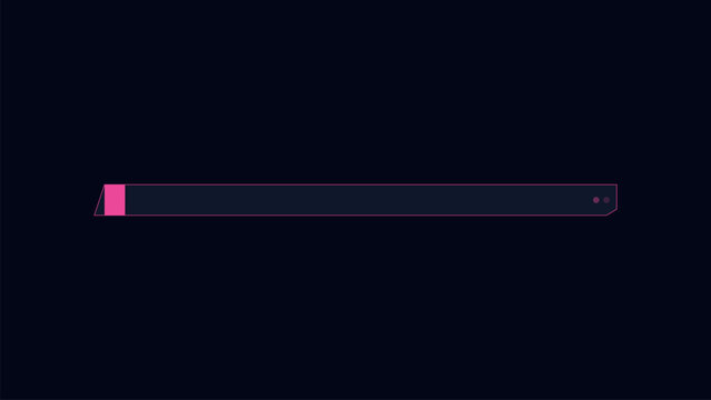 UI search bar, pink magnifying glass icon, vector interface element, website navigation tool