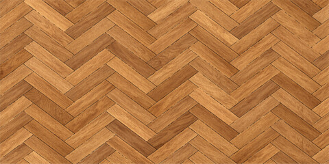 A striking herringbone pattern floor made of rich, warm wooden planks. Perfectly captures the classic appeal of fine craftsmanship.  © dark chocolate