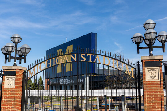 Ann Arbor, MI - April 26, 2026:  The football stadium at the University of Michigan