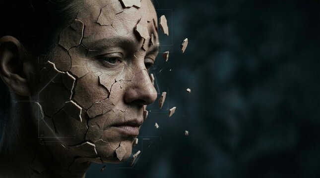 Identity Fragmentation Concept For Psychology Content 