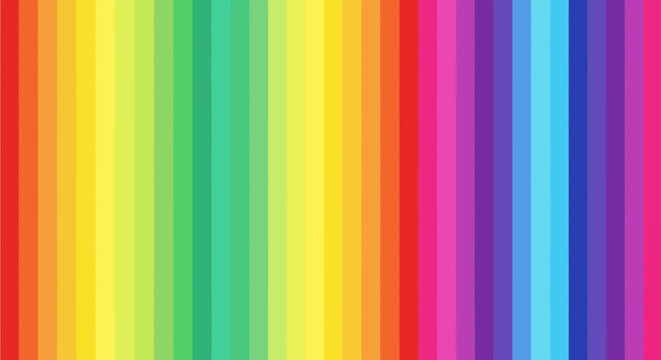 seamless rainbow stripe colorful background vertical stripes color spectrum gradient pattern for vibrant abstract art.