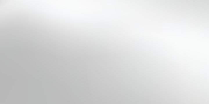 Silver background with metal mirror texture. Chrome gradient surface with simple abstract light ball