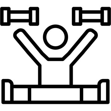 Small Weights Training Icon