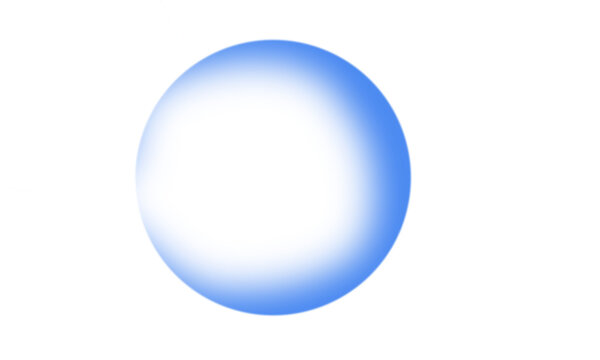 Blue ring with inner layers on transparent background isolated on a transparent background abstract black
