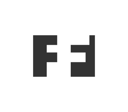 FFI logo design. Initial letter F F I bold font style for tech startups, consulting, corporate branding. Creative company name, headlines typography identity, trendy logotype.