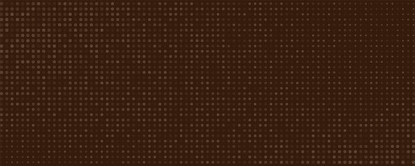 Vertical abstract seamless pattern with brown polka dots on dark brown background. brown dots on dark brown background. background pattern coffee © mildova