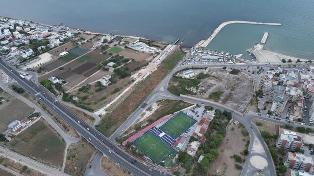 lungomare di Bari visto dall'alto