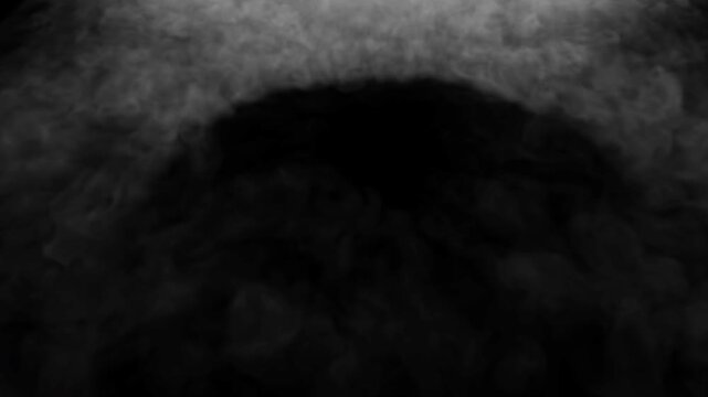 Ground fog with big impacts, VFX element, overlay element