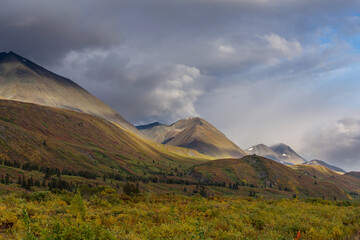 Obraz premium Mountains in tundra