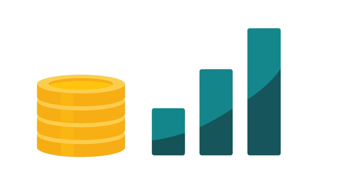 Coins and Growing Bar Chart.